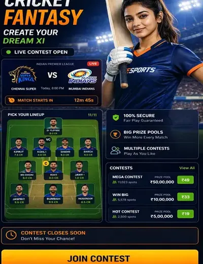 Cricinguru (cricinguru) fantasy cricket & matchday visual 3
